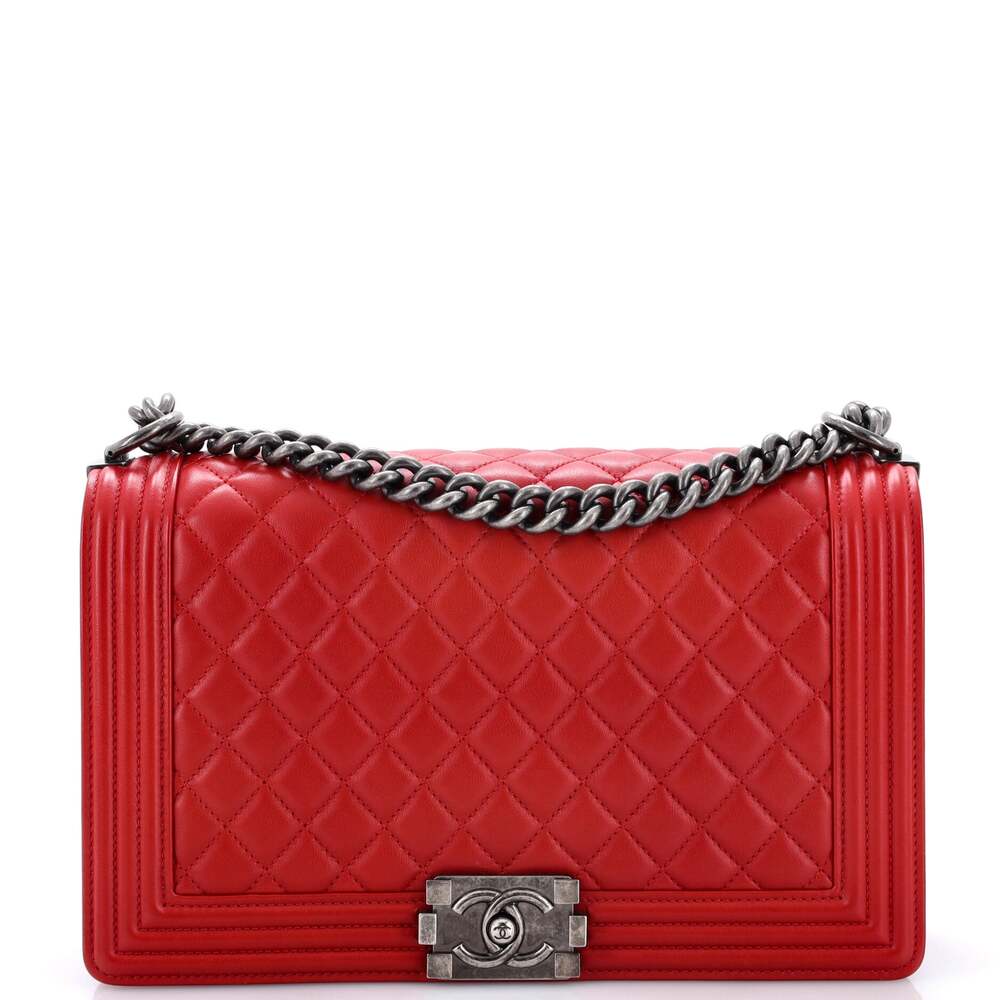 Chanel Boy Flap Bag Quilted Lambskin #277144C42B
